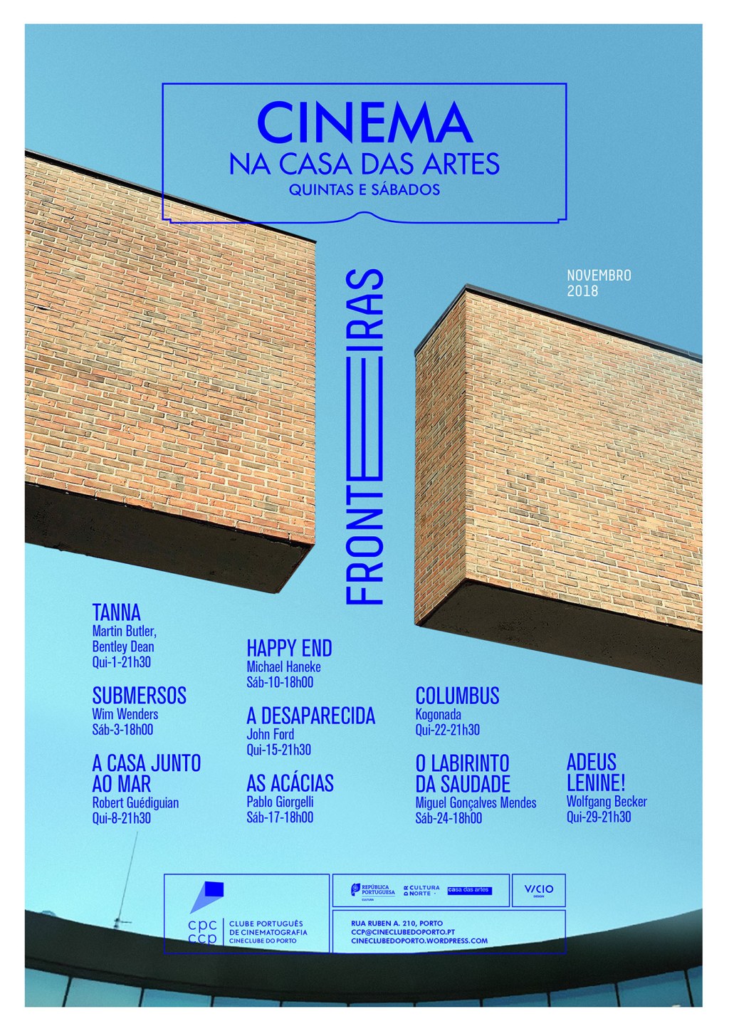 Novembro 18 | Casa das&nbsp;Artes