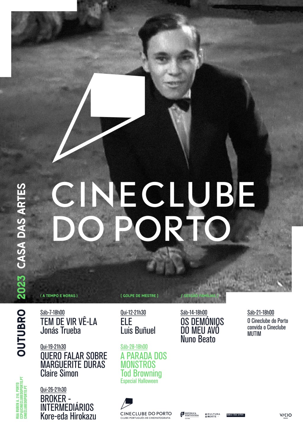 Cinema na Casa das Artes – Outubro’23