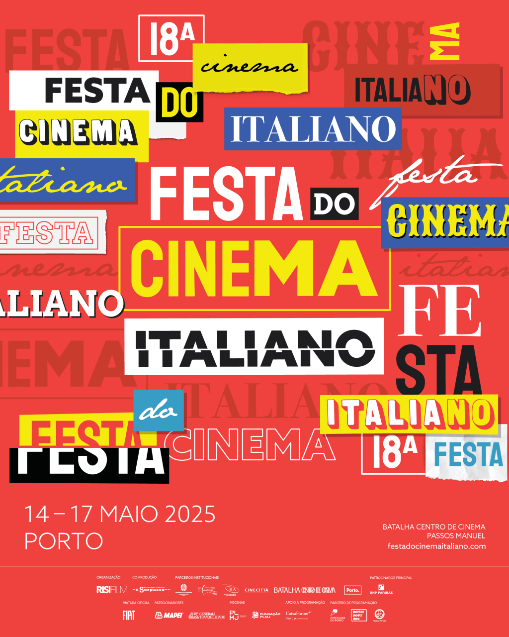 FESTA DO CINEMA ITALIANO 2025 – PORTO de 14 a 17 de maio&nbsp;2025